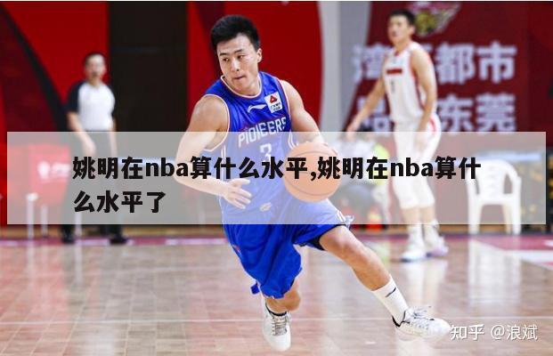 姚明在nba算什么水平,姚明在nba算什么水平了